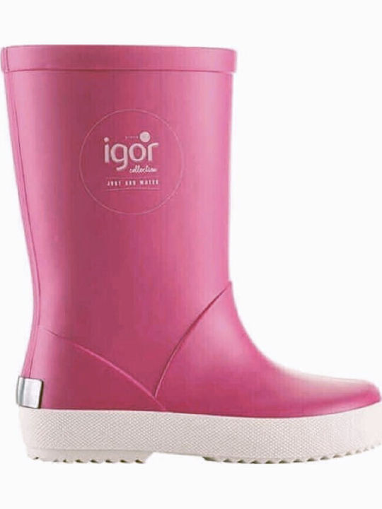 Igor W10107 Παιδικές Γαλότσες Κορίτσια Φούξια