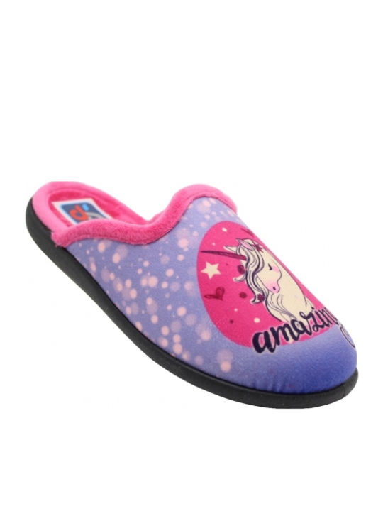 Παιδικες Παντοφλες Σπιτιου Sabino 4300/147-fuxia Purple 4300/147-fuxia