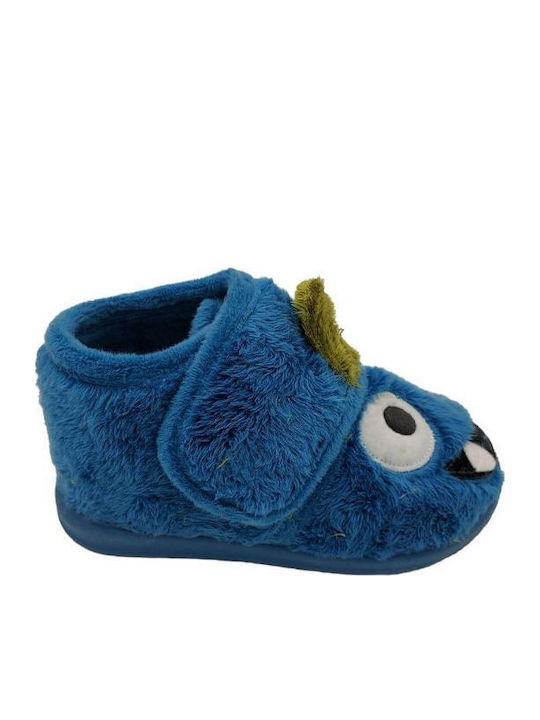 Vulladi Kinderhausschuhe Stiefel Blau