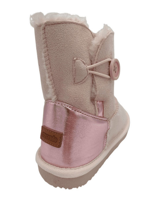 Crecendo Kinderstiefeletten Rosa