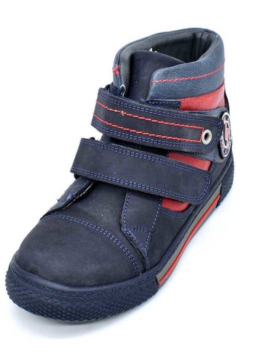 Bibelot 4251-bl Piele Anatomici Ghete pentru Copii Băiat Albastru
