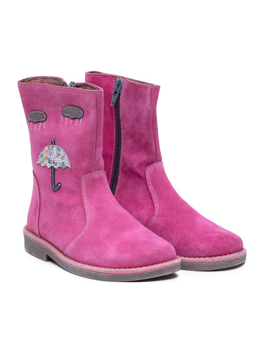 Amica Kinderstiefel Leder Für Mädchen Fuchsien