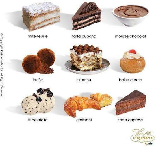 Шоколадови Бонбони Ciocopassion 1кг Около 190-210 Броя Смес От Аромати Patisserie Crispo Бели