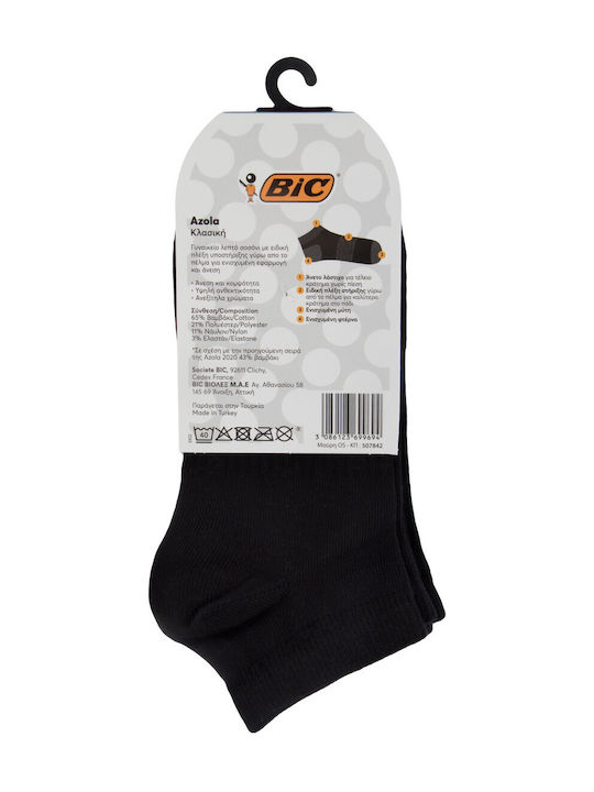 BIC Γυναικείες Κάλτσες Μαύρο 3Pack BIC Γυναικείες Κάλτσες Μαύρο 3Pack