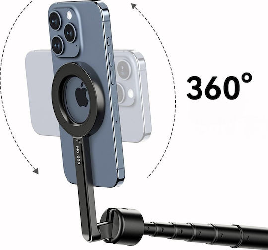 Ulanzi MG-002 Selfie Stick Τρίποδο Κινητού Bluetooth Μαύρο