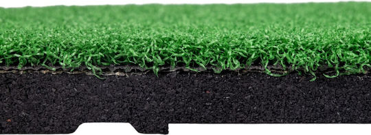 inSPORTline Rubber Gym Exercise Equipment Floor Mat Green 50x50x2cm