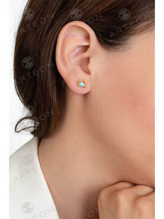 Arteon Златни Детски Обеци Studs от Сребро