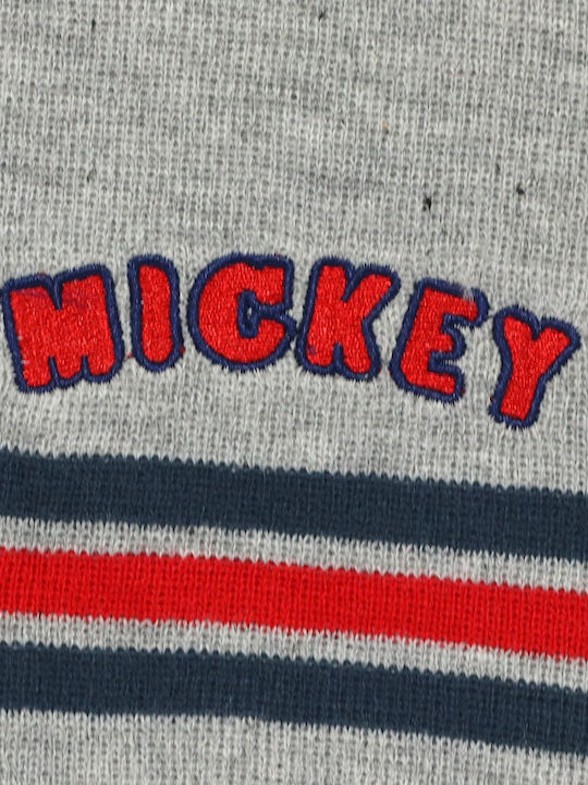 Disney Baby Mickey Mouse Βρεφικό Χειμωνιάτικο Σετ Rh4332 Γκρι