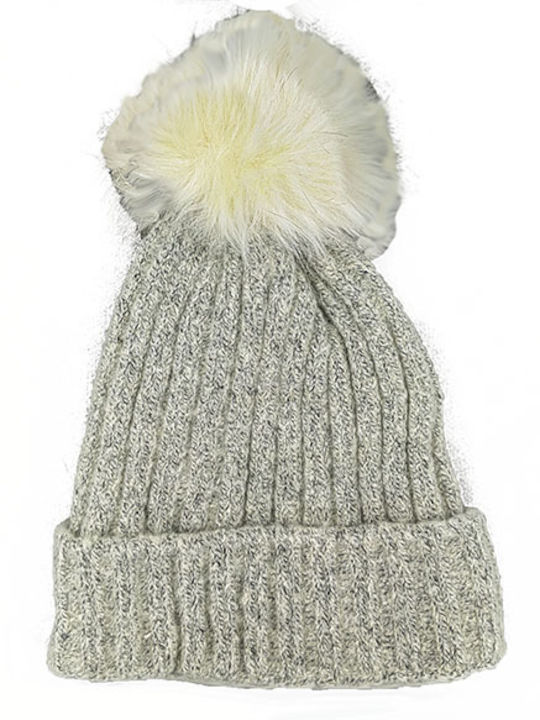 GPA Kids Beanie Knitted Gray