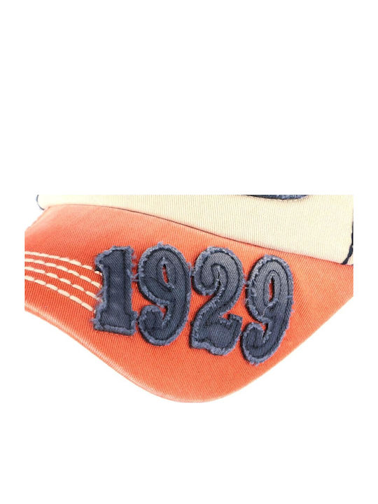 Von Dutch Baseball Cap John01 Kinderhüte Blau Orange