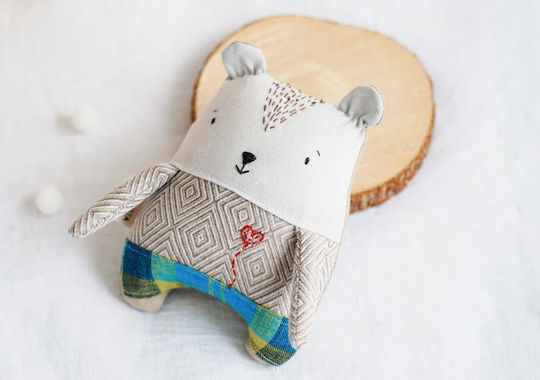 Jumata Handmade Tesătură Ursuleț Decorativ pentru Camera Copilului