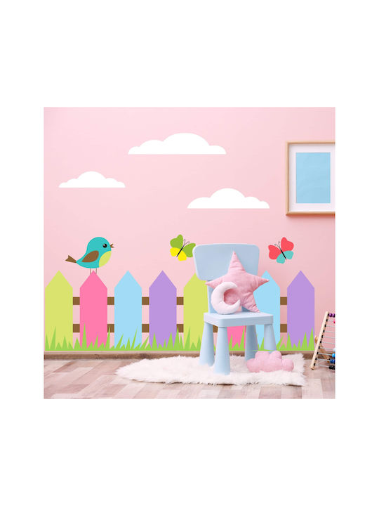 Caravelshop Kinder Wandsticker Wand 145x73cm