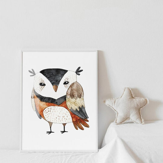 Owl Poster Paper 15x20cm