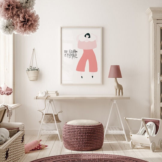 Αφίσες Poster Κορίτσι Ροζ Ρούχα Χαρτί 15x20cm