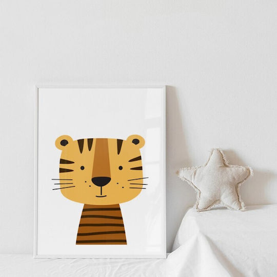 Poster Posters Cute Tiger Paper 15x20cm