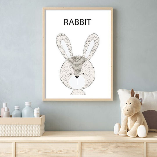 Poster Rabbit Paper 15x20cm Kids Posters