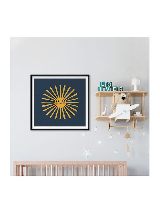 Αφίσες Poster Κίτρινος Ήλιος Χαρτί 100x100cm