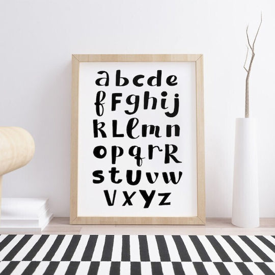 Poster Posters English Alphabet Paper 15x20cm