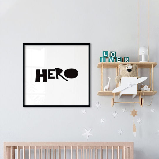 Poster Hero Paper Kids Posters 40x40cm