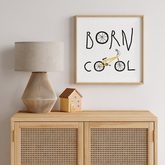 Born Cool Poster Kids Poster Paper 40x40cm