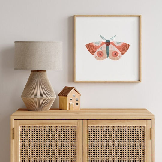 Poster Posters Colorful Butterfly Paper 40x40cm