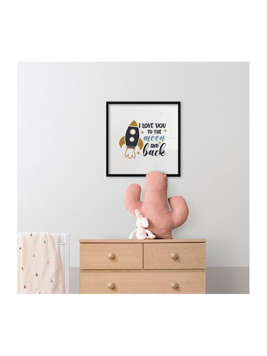 Αφίσες Poster Πύραυλος Φράση Χαρτί 40x40cm
