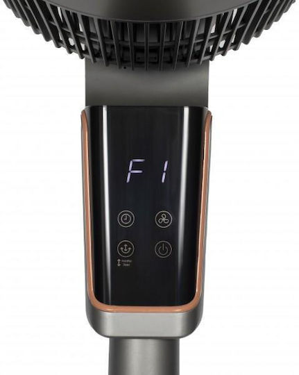 Livoo DOM486 Ανεμιστήρας Ορθοστάτης 70W με Τηλεχειριστήριο Γκρι