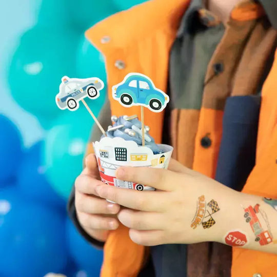 Οχήματα Cup Cake Wrappers 6 Τεμ