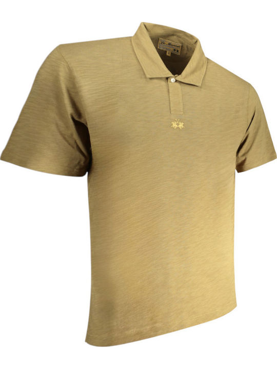 Polo Short Sleeve Khaki T-shirt