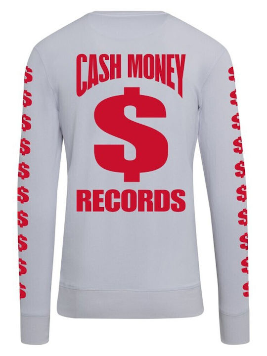 Money Records MT1012 Bluza Mânecă Lungă Albă