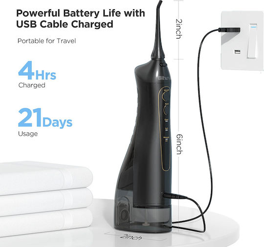 Bitvae F5020E Water Flosser Μαύρο