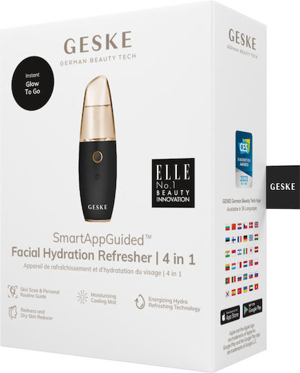 Geske Hydration Refresher 4 In 1 Slim Dispozitiv de Îngrijire Facială Gray
