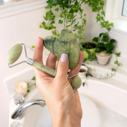 EcoTools Roller Προσώπου & Εργαλείο Gua Sha από Νεφρίτη