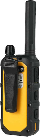 Retevis RB648P Ασύρματος Πομποδέκτης UHF 5W με Μονόχρωμη Οθόνη Σε Κίτρινο Χρώμα