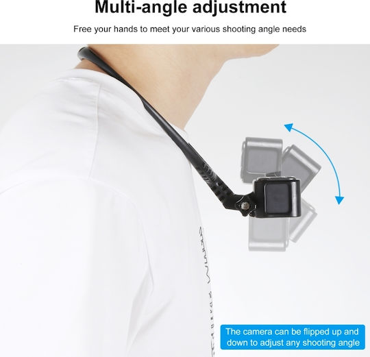 Adjustable Neck Mount Puluz Lazy Action Cameras GoPro Black