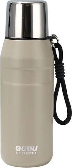 Sticlă Termos Oțel inoxidabil / Plastic 650ml Beige