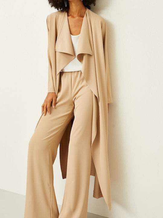 Souvenir Дамски панталони Fabric Regular A35a0122 Sabbia Beige A35a0122