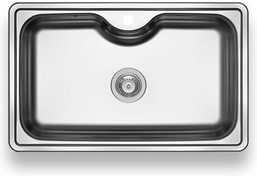 Maidtec Inset 1B Drop-In Inox Μ80xΠ50cm Silver