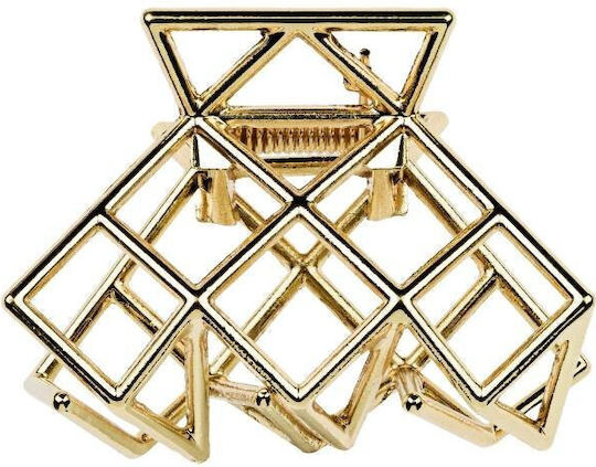 Invisibobble Clipstar Divine Metal Κλάμερ Χρυσό Μέγεθος Medium 1 Τεμάχιο