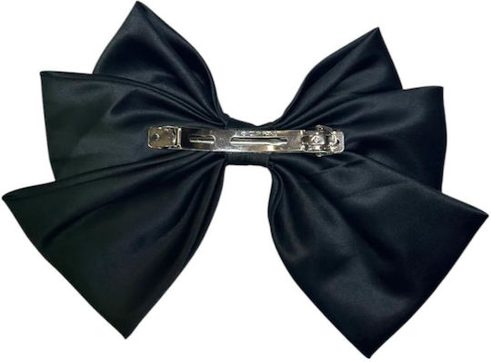 Große Satin Haarspange Mit Schleife