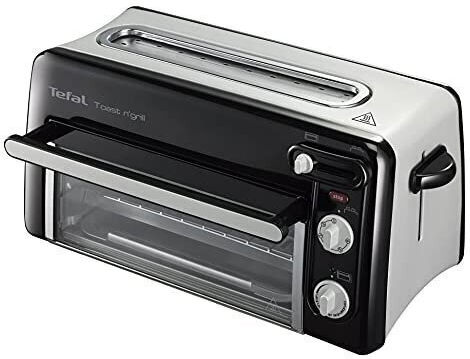 Tefal Toast n Grill Тостер Двуместна 1300W Черен