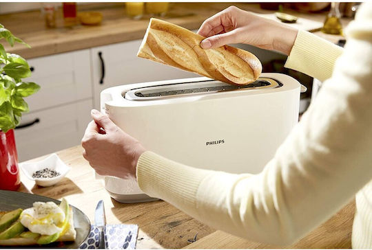 Philips Toaster 2 Slots 1030W White