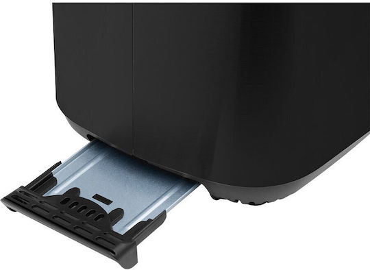ECG Toaster 2 Schlitze 1000W Schwarz