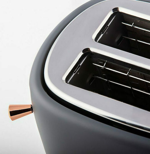 Gruppe TO-0201 Toaster 2 Slots 815W Gray