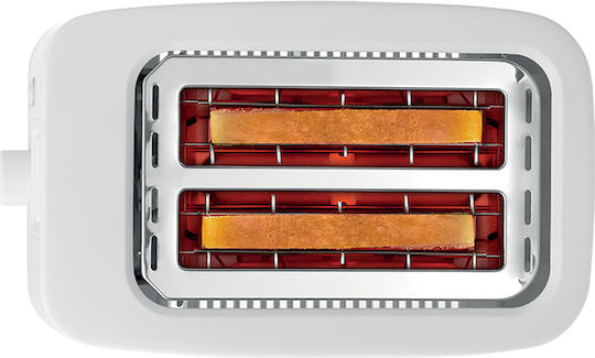 Life Crunchy Toaster 2 Schlitze 750W Weiß
