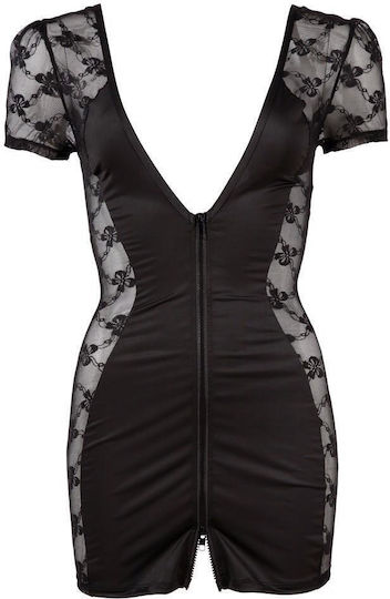 Cottelli Collection Sexy Φόρεμα Μαύρο