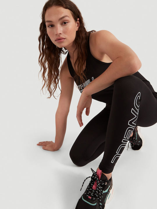 Women's Long Training Legging High Waisted Black