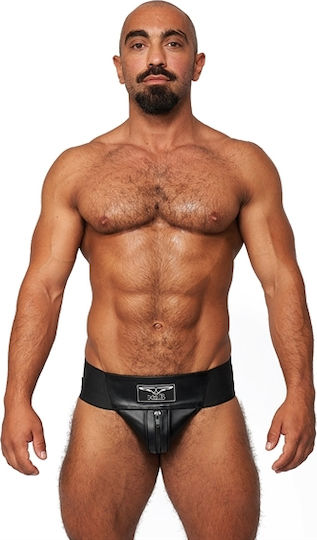 Mister B Ανδρικό Εσώρουχο Jockstrap Μαύρο