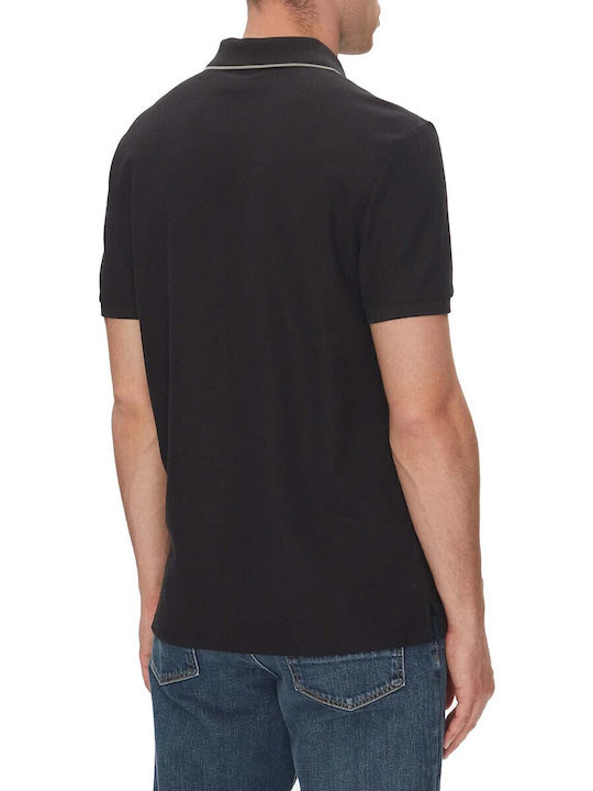 Calvin Klein Polo Tricou Cu Mânecă Scurtă Negru