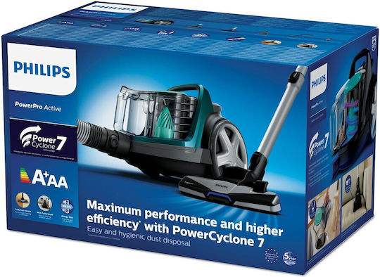 Philips FC9555/09 Vacuum Cleaner 900W Bagless 1.5lt Black / Green